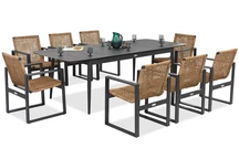 Mobilier din aluminiu Almada/Padva pentru 8 persoane Garden Point