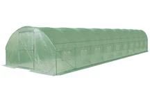 Tunel cu folie 4x12m Garden Point verde cu usa