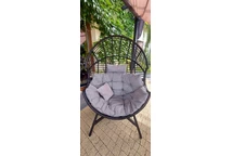 Șezlong de grădină din aluminiu Tulum Garden Point antracit