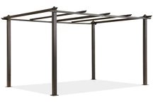 Barbados 3 x 4 m Woodlike Garden Point metal patio pergola cadru