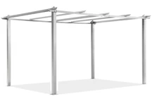 Barbados 3 x 4 m alb Garden Point metal patio pergola cadru