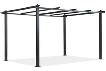 Barbados 3 x 4 m antracit Garden Point metalic patio pergola cadru