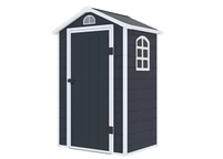 Casă de scule din plastic Bergen 1,3 x 1 m CoverTech antracit