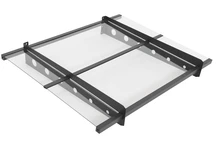 Copertină pentru ușă Dortmund 100 x 80 cm CoverTech antracit