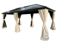 Foișor metalic Sardinia Premium 3x6 Garden Point bej