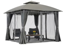Garden Point Sicily 3x3m pavilion de grădină antracit