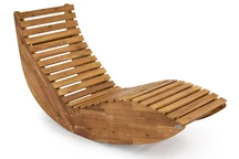 Kanpur Garden Point șezlong de grădină modern din lemn de acacia