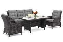 Malaga Apetito 5 antracit Garden Point technorattan mobilier