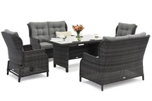 Malaga Apetito 6 antracit Garden Point technorattan mobilier de grădină