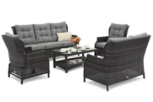 Malaga Coffee 7 antracit Garden Point set de mobilier technorattan de lux