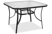 Masă pătrată Modena negru Garden Point