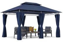 Pavilion de grădină Ibiza 3x4m Garden Point albastru marin