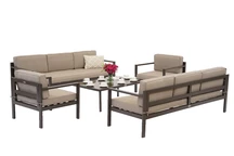 Porto Coffee 8 bronz Garden Point set de mobilier de grădină de lux