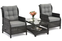 Set de mobilier de terasă Garden Point Malaga antracit