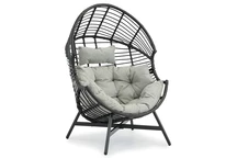 Șezlong de grădină din aluminiu Tulum Garden Point antracit