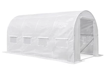 Tunel din folie albă 2,5x5m Garden Point