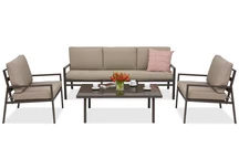 Mobilier de gradina metalic modern Vigo Garden Point maro