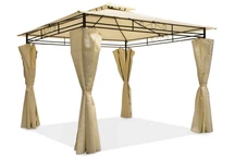 Pavilion de grădină Ibiza 3x3 m crem Garden Point