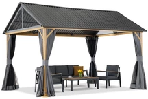 Teramo Premium 4x3 Garden Point magazie metalică de grădină