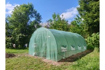 Solar de grădină cu cadru metalic 3x4,5m Garden Point verde