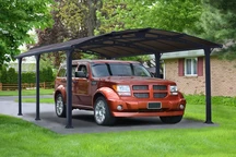 Copertină auto din policarbonat Arcadia Palram - Canopia 3,6 x 5 m Heat Block / garaj din tablă