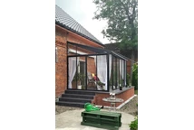 Grădină de iarnă Veranda Sanremo Palram 3 x 4,25 m gri