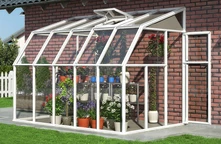 Gradina de iarna Sun Room Palram 6x10 alb