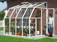 Gradina de iarna Sun Room Palram 6x8 alb