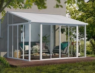 Grădină de iarnă Veranda Sanremo Palram - Canopia 3 x 5,4 m alb