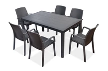 Set din ratan tehnic Houston / Indiana, antracit