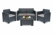 Set ratan Nebraska 2 tech antracit