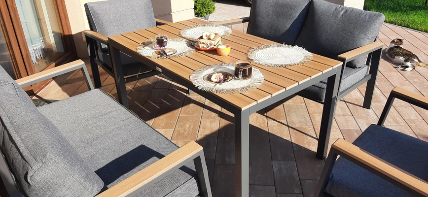 Zakintos Apetito 6 set aluminiu antracit Garden Point